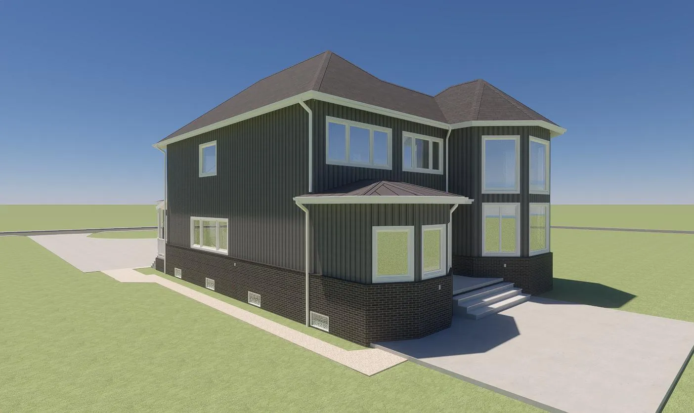 Floor plan — Reminderville new home construction set, Summit County OH